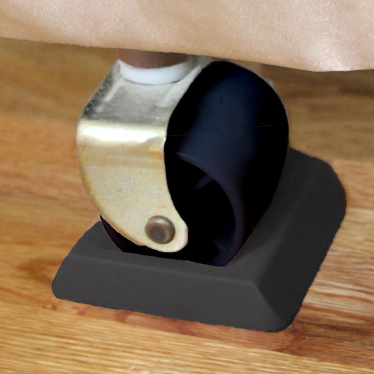 SlipToGrip Super Patented V Shaped Bed and Furniture Wheel Stopper